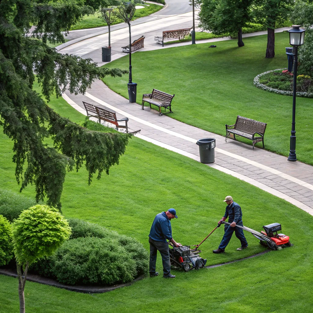 Maintenance services for green areas